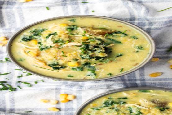 Chicken Corn Soup (Family Bowl)